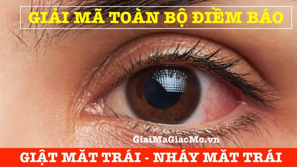 GIẬT MẮT TRÁI NAM/NỮ - ĐIỀM BÁO NHÁY MẮT TRÁI