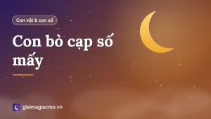 Minh hoạ con bò cạp và ý nghĩa theo sổ mơ dân gian