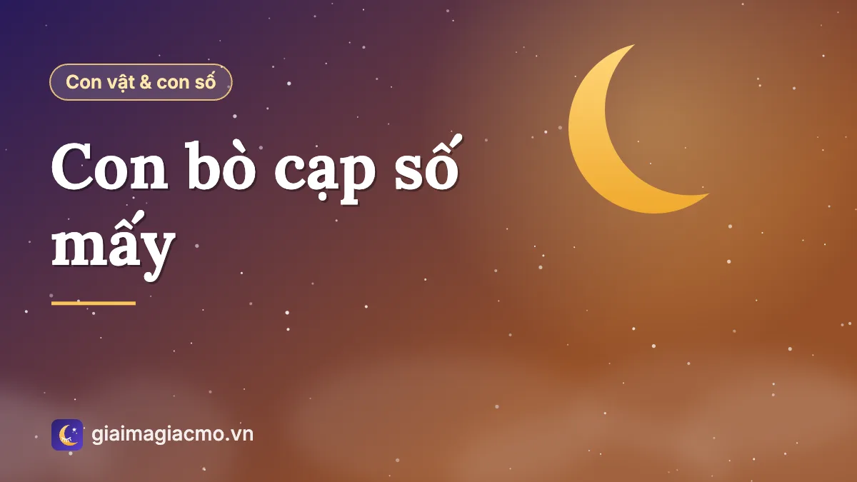 Minh hoạ con bò cạp và ý nghĩa theo sổ mơ dân gian