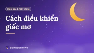 Minh hoạ người đang ngủ và bay lượn tự do trong giấc mơ sáng suốt