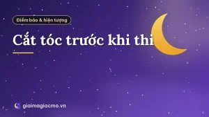 Cắt tóc trước khi thi