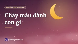 Minh hoạ giải mã giấc mơ thấy mình bị chảy máu