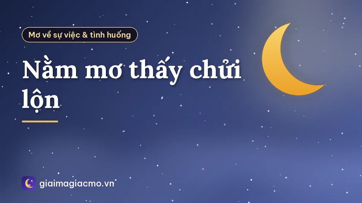 Nằm mơ thấy chửi lộn