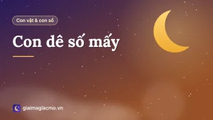 Minh hoạ con dê và con số theo sổ mơ dân gian