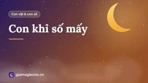 Minh hoạ chú khỉ ngồi trên cành cây kèm con số 23 theo sổ mơ dân gian