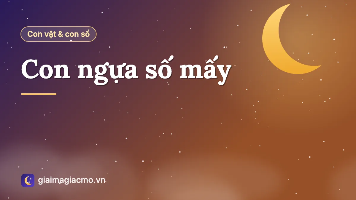 Minh hoạ con ngựa đang phi trên đồng cỏ kèm con số 12 theo sổ mơ dân gian