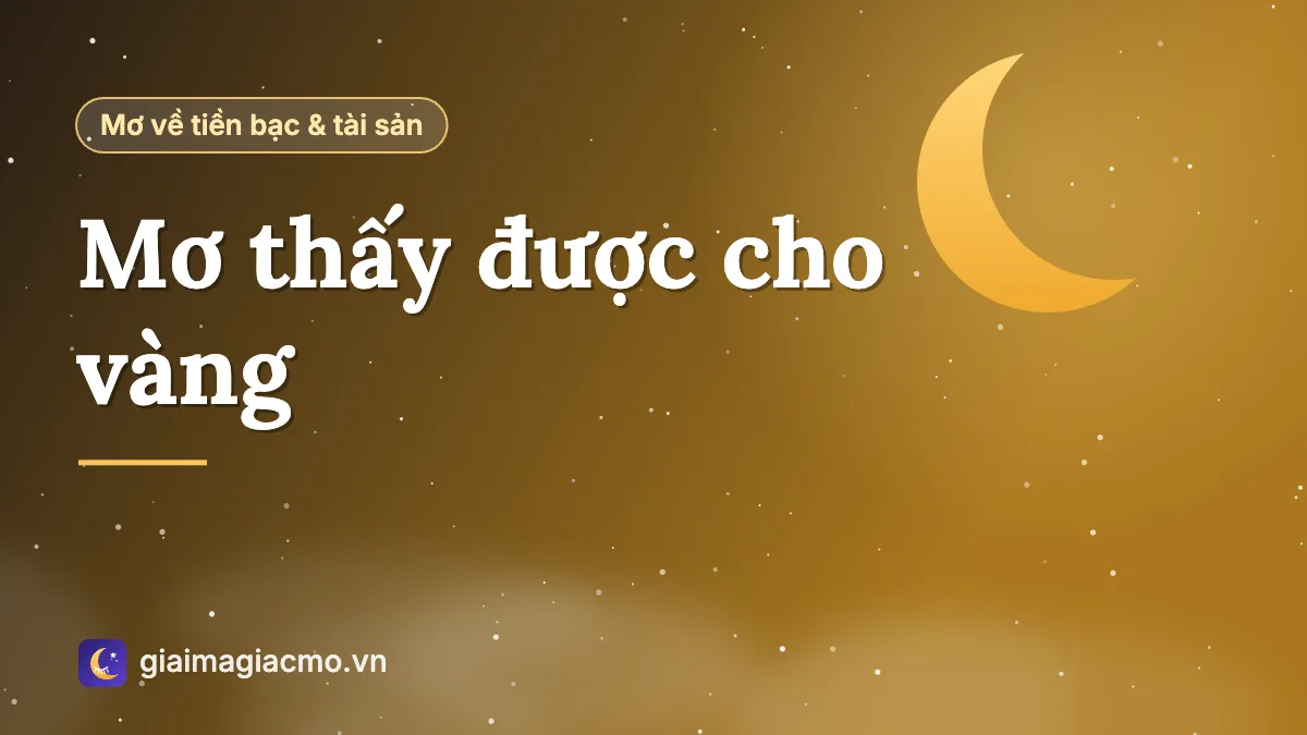 Minh hoạ giấc mơ được người khác trao nhẫn vàng