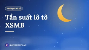Minh hoạ bảng số liệu tần suất lô tô XSMB tổng hợp từ kết quả xổ số đã công bố