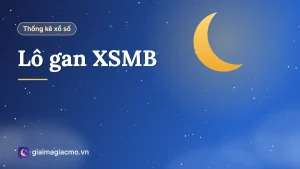 Minh hoạ bảng số liệu Lô gan XSMB tổng hợp từ kết quả xổ số đã công bố