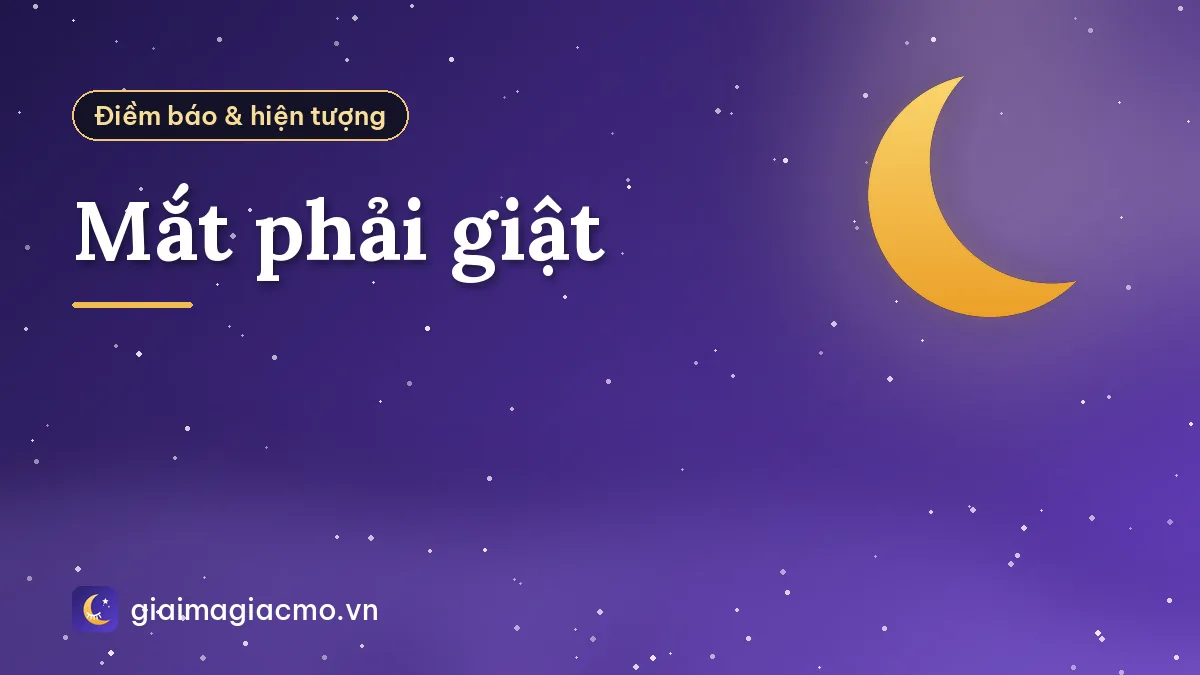 Mắt phải giật