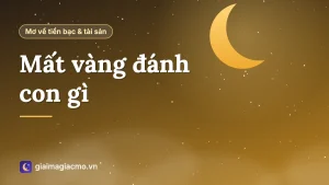 Minh hoạ giấc mơ mất nhẫn vàng và dây chuyền vàng
