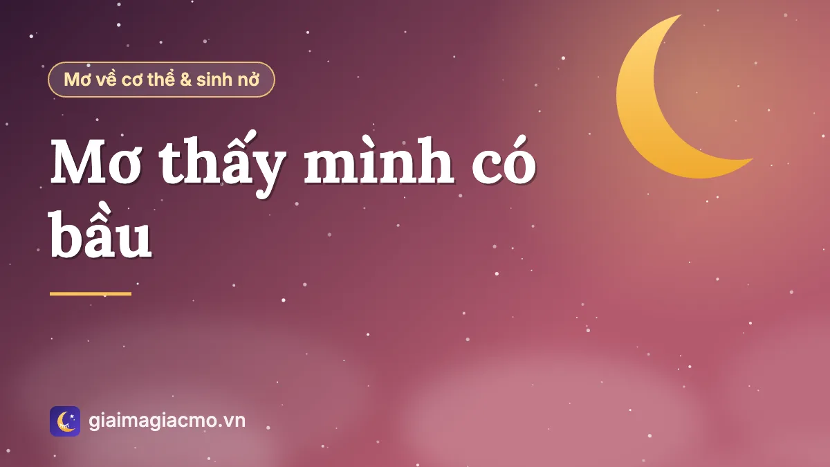 Minh hoạ giải mã giấc mơ thấy mình có bầu, người phụ nữ ôm bụng