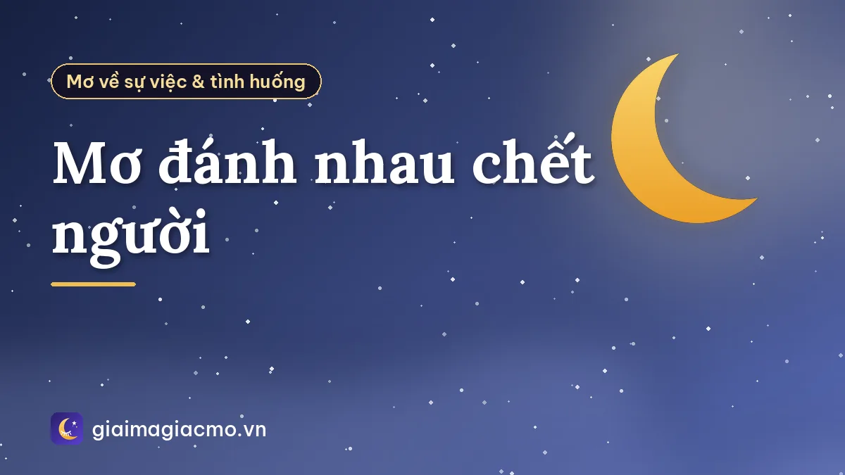Mơ đánh nhau chết người