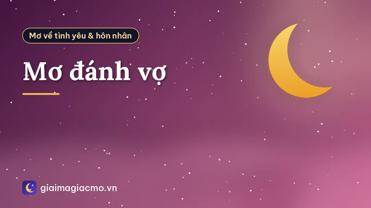 Mơ đánh vợ