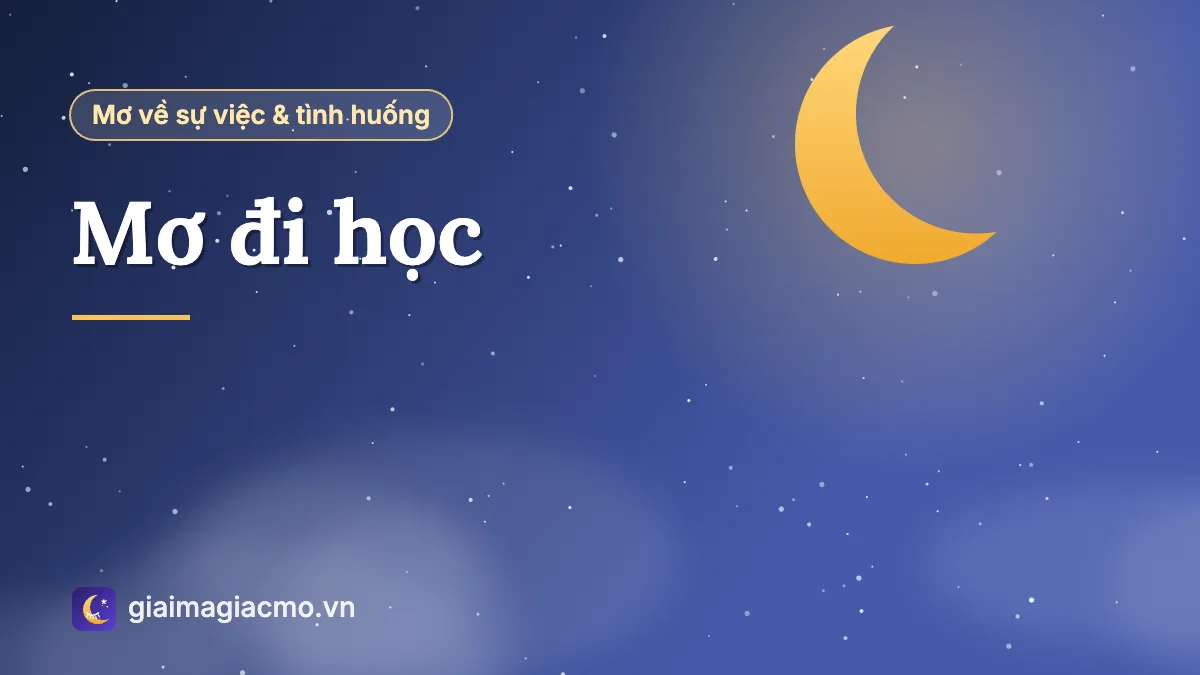 Học sinh đeo cặp đi trên đường đến trường, minh hoạ giấc mơ đi học