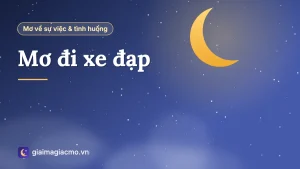 Minh hoạ người đang đạp xe trên con đường quê trong giấc mơ