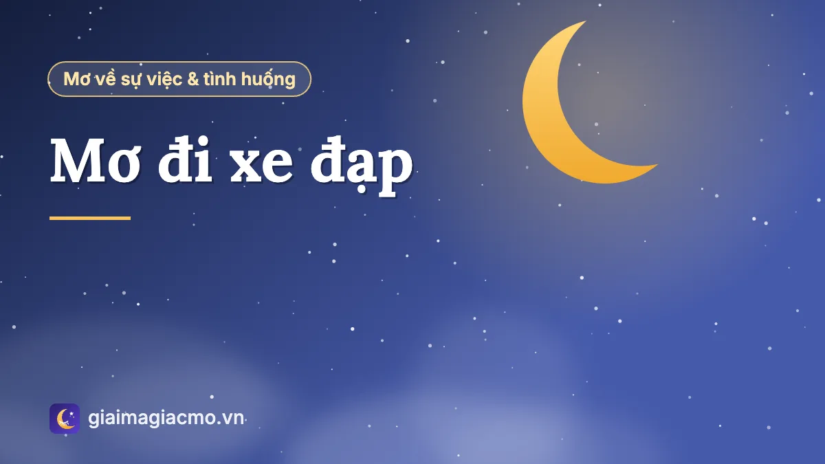 Minh hoạ người đang đạp xe trên con đường quê trong giấc mơ