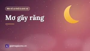 Minh hoạ chiếc răng bị gãy, giải mã giấc mơ gãy răng theo dân gian