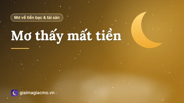 Nằm mơ thấy mất tiền là điềm gì? Mất tiền đánh con gì theo sổ mơ