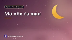 Mơ nôn ra máu