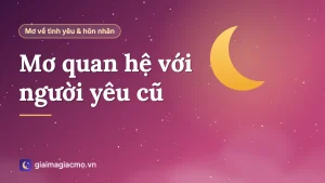 Minh hoạ giấc mơ gặp lại người yêu cũ trong khung cảnh quen thuộc