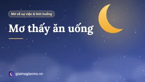 Minh hoạ giải mã giấc mơ thấy đông người ăn uống quanh mâm cơm
