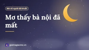 Minh hoạ giấc mơ bà nội đã mất về ngồi trò chuyện cùng cháu