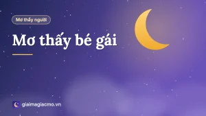 Minh hoạ giải mã giấc mơ thấy bé gái