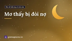 Mơ thấy bị đòi nợ
