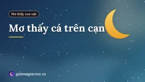 Mơ thấy cá trên cạn