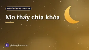 Mơ thấy chìa khóa