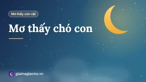 Minh hoạ giải mã giấc mơ thấy chó con quấn quýt bên người