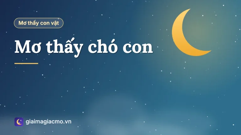 Nằm mơ thấy chó con là điềm gì, đánh số mấy? Giải mã chi tiết