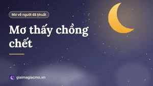 Minh hoạ giải mã giấc mơ thấy chồng chết