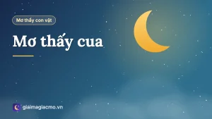 Minh hoạ con cua đồng bò trên bờ ruộng trong giấc mơ