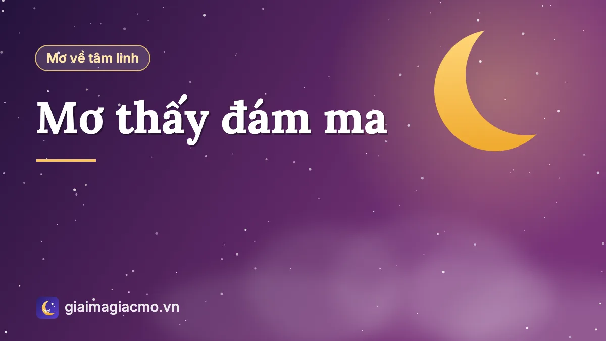 Minh hoạ giấc mơ thấy đám ma với đoàn người đưa tang và quan tài