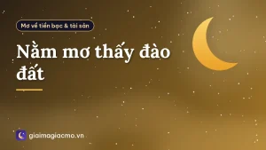 Nằm mơ thấy đào đất