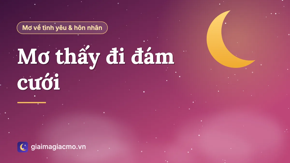 Minh hoạ giải mã giấc mơ thấy mình đi dự đám cưới với tư cách khách mời
