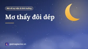 Minh hoạ giải mã giấc mơ thấy đôi dép