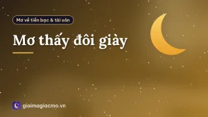 Mơ thấy đôi giày