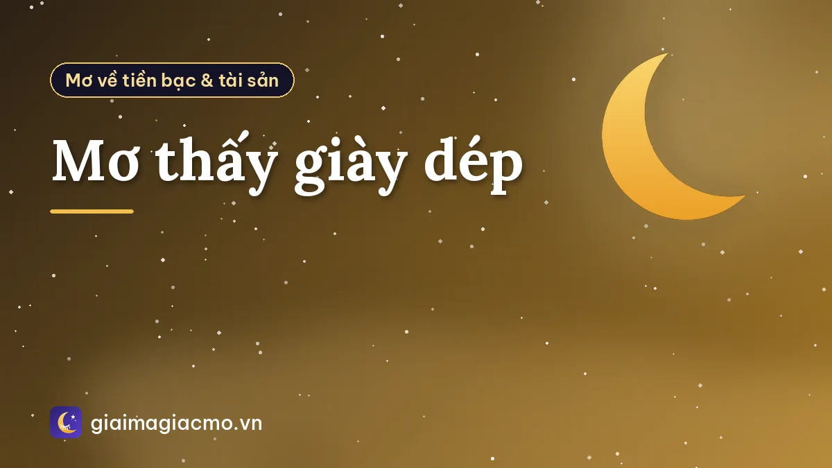 Mơ thấy giày dép