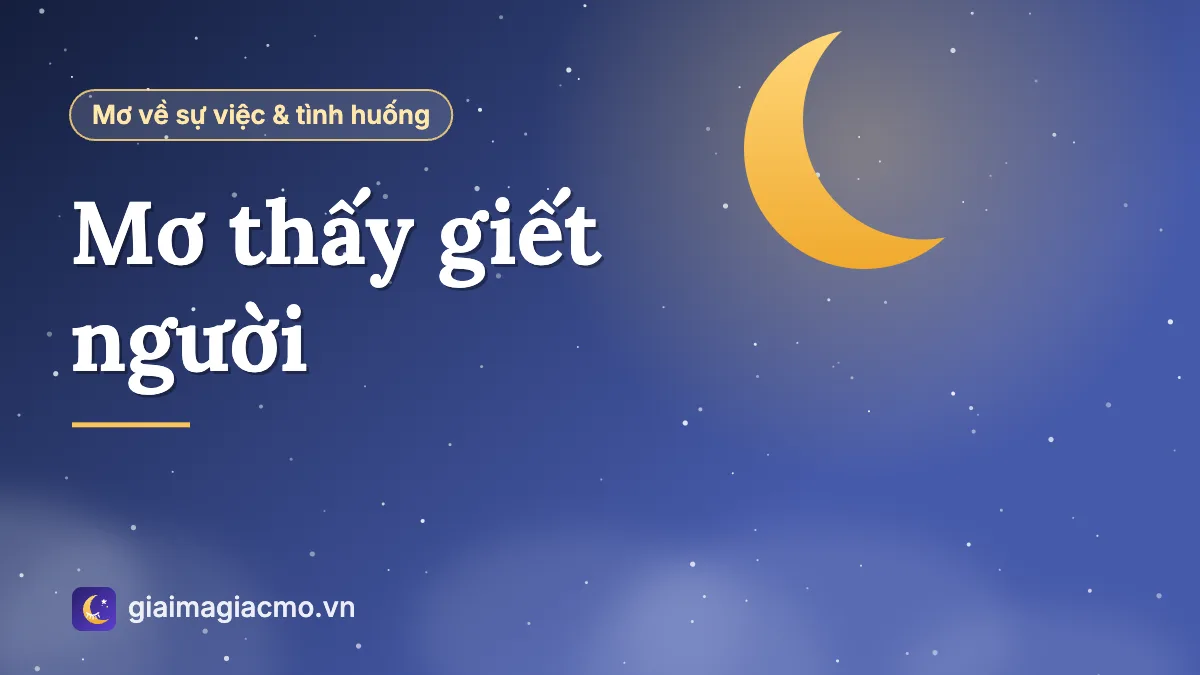 Minh hoạ người giật mình tỉnh giấc giữa đêm sau giấc mơ thấy giết người