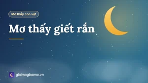 Minh hoạ giải mã giấc mơ thấy giết rắn, đánh chết rắn