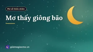Mơ thấy giông bão