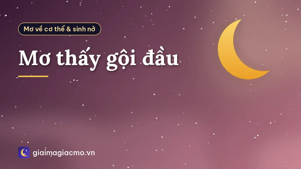 Mơ thấy gội đầu
