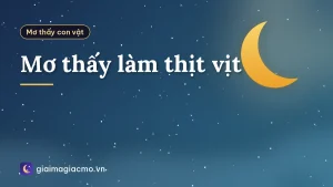 Mơ thấy làm thịt vịt