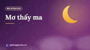 Minh hoạ giải mã giấc mơ thấy ma, bóng người mờ ảo trong đêm