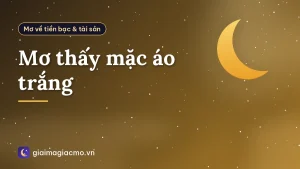 Mơ thấy mặc áo trắng