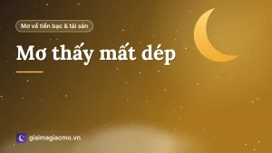 Minh hoạ giải mã giấc mơ thấy mất dép, mất giày