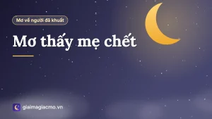 Minh hoạ giải mã giấc mơ thấy mẹ chết, người con ôm di ảnh mẹ